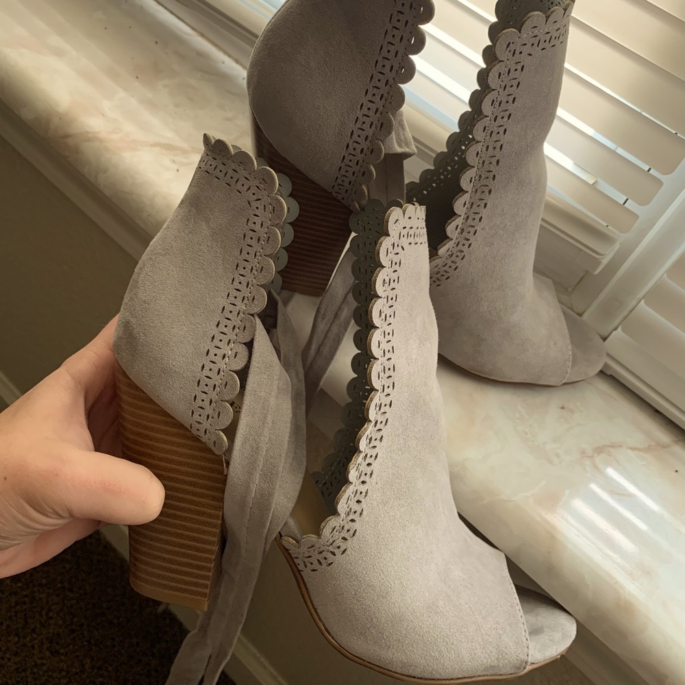 Lace up heels